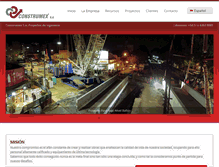 Tablet Screenshot of construmex.com.ar